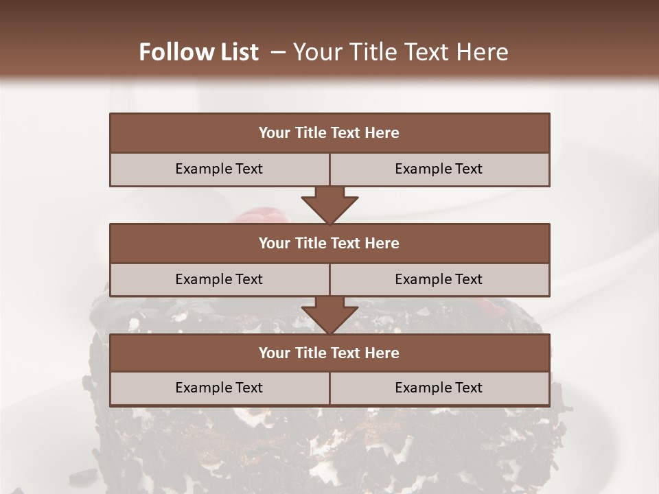 Birthday Food Cup PowerPoint Template