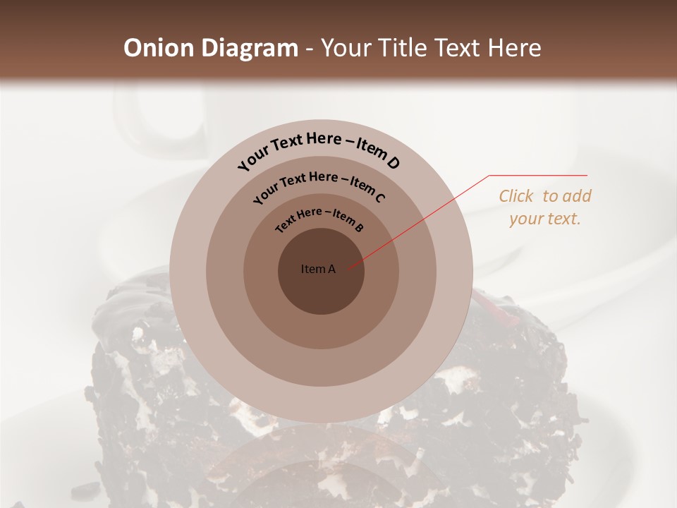 Birthday Food Cup PowerPoint Template