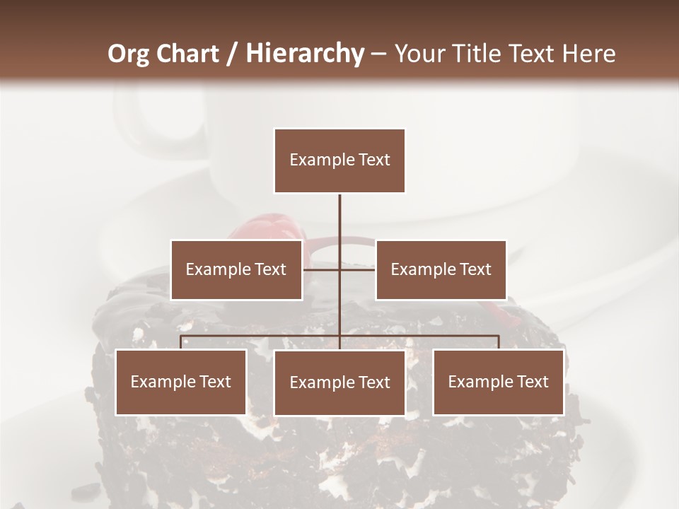 Birthday Food Cup PowerPoint Template