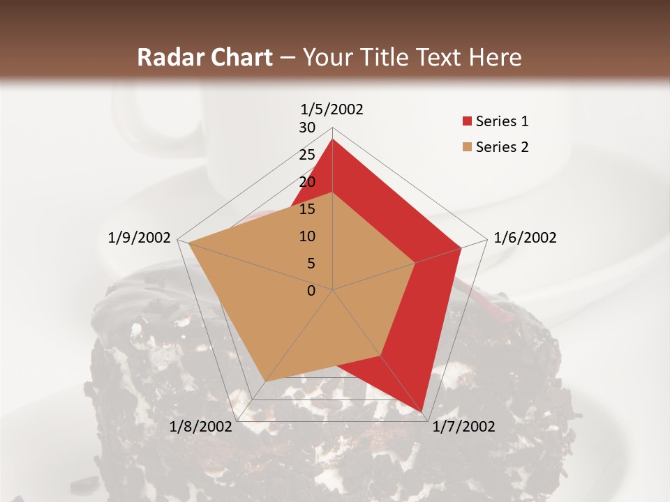 Birthday Food Cup PowerPoint Template