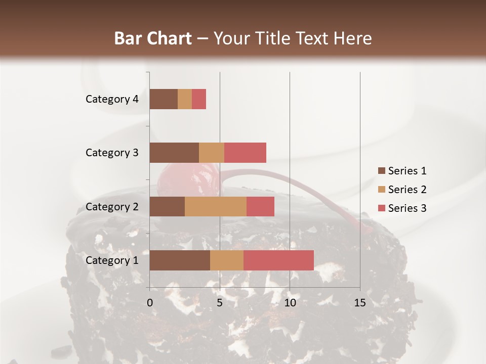 Birthday Food Cup PowerPoint Template