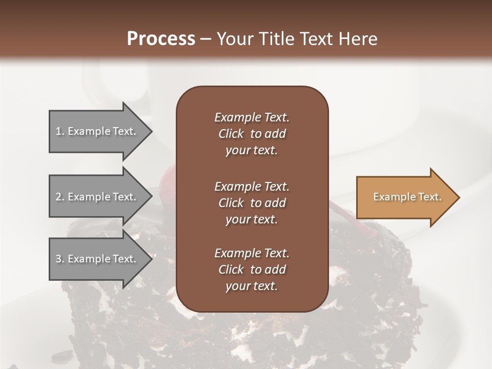 Birthday Food Cup PowerPoint Template