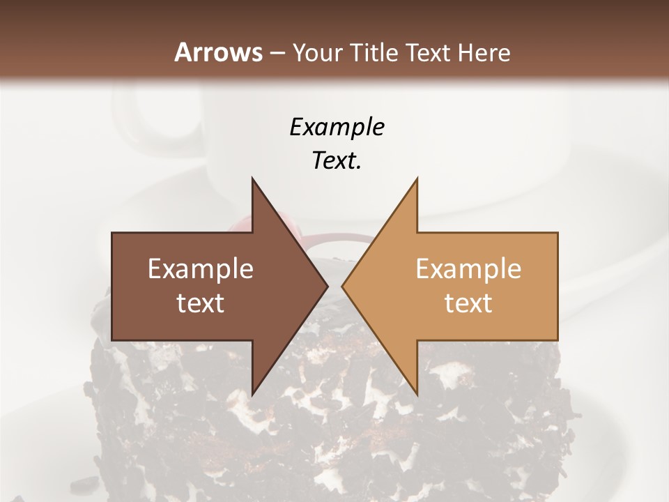 Birthday Food Cup PowerPoint Template