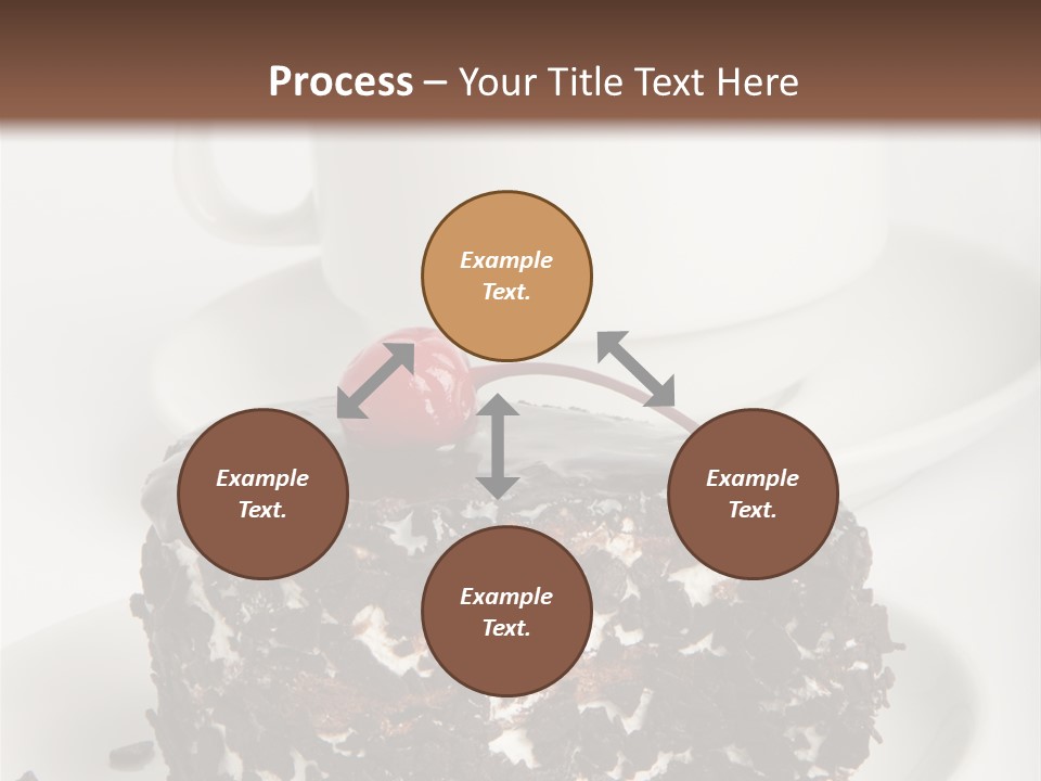 Birthday Food Cup PowerPoint Template