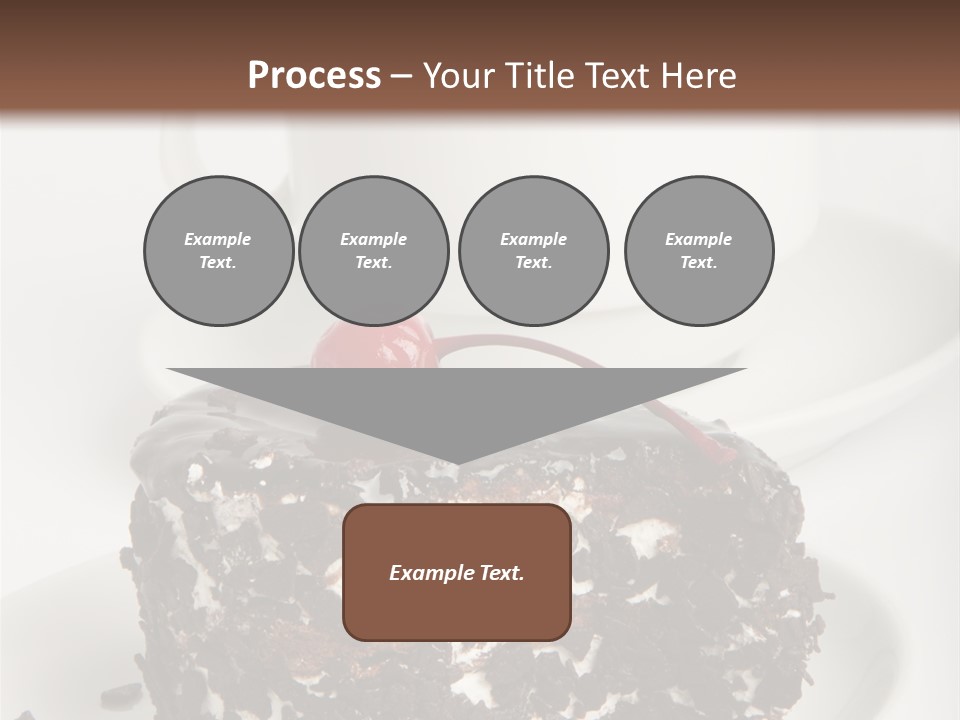 Birthday Food Cup PowerPoint Template