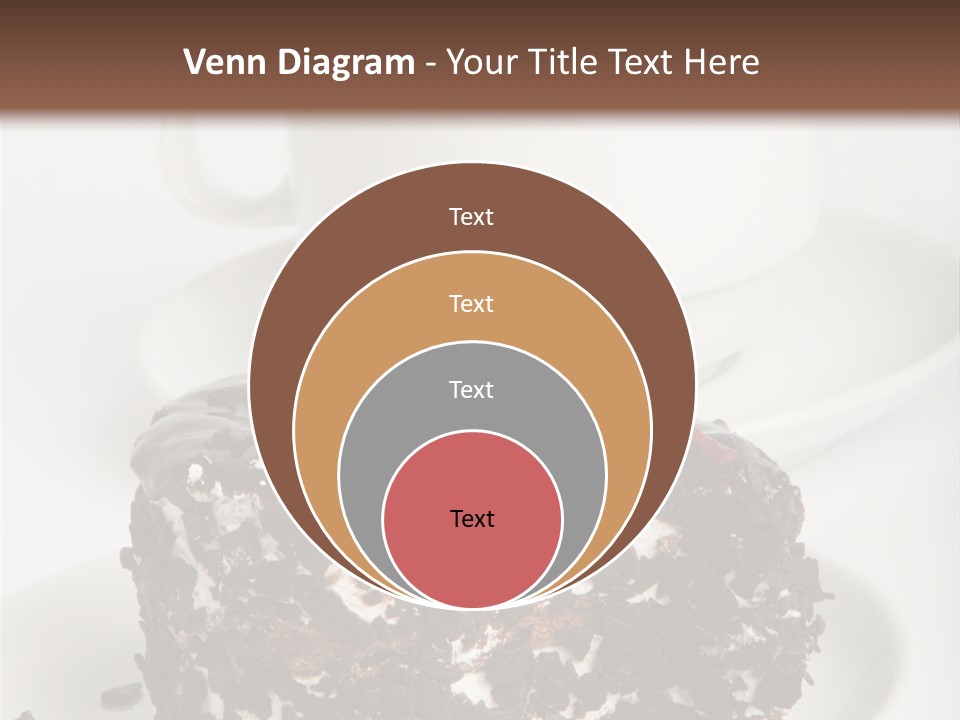 Birthday Food Cup PowerPoint Template