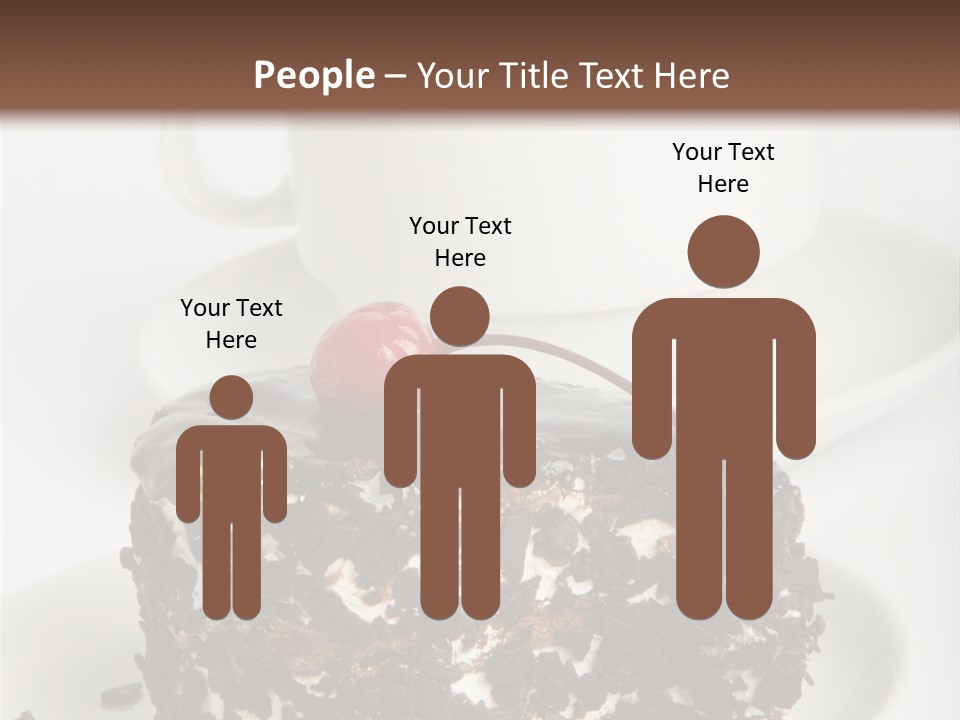 Birthday Food Cup PowerPoint Template