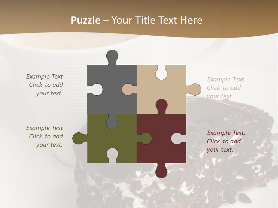 Baked Fruit Gourmet PowerPoint Template