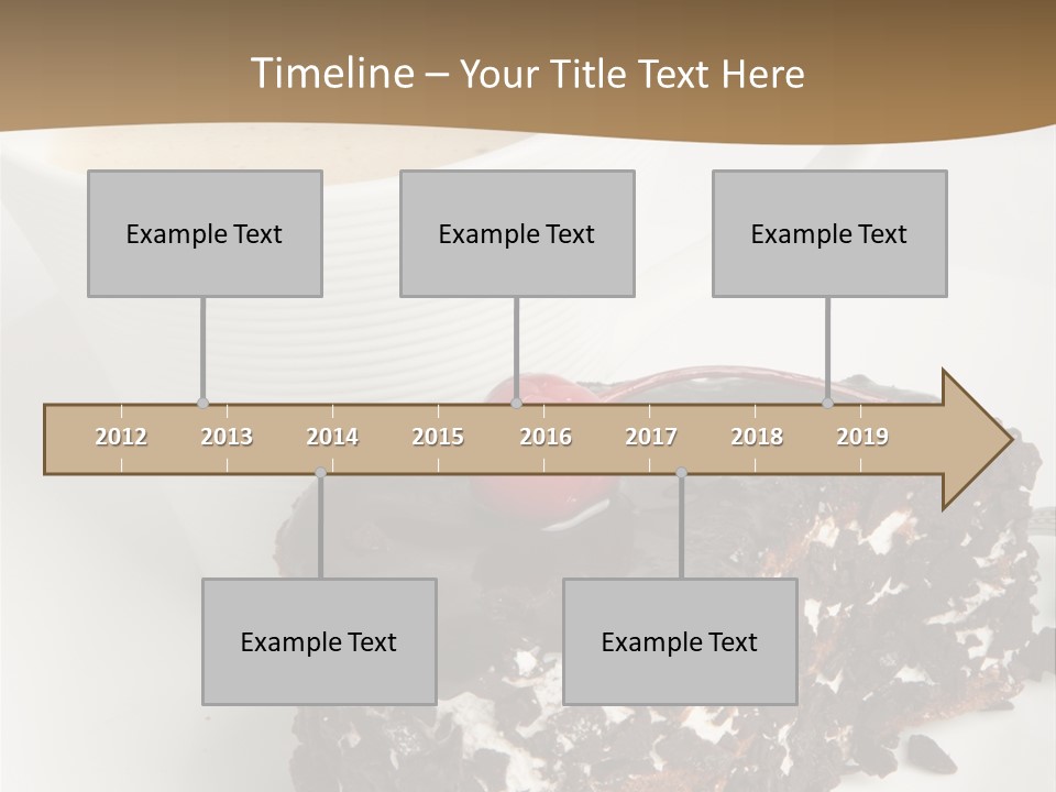 Baked Fruit Gourmet PowerPoint Template