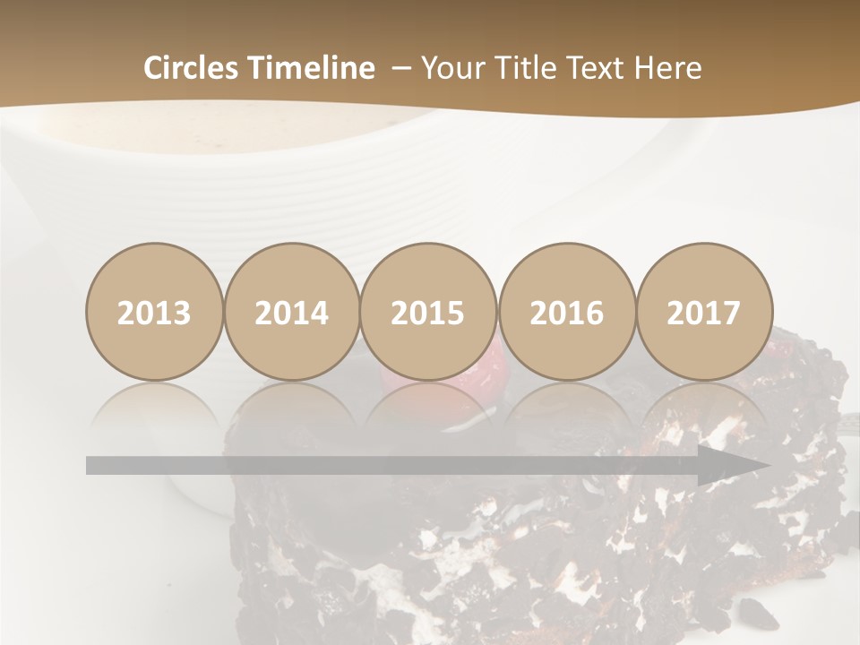 Baked Fruit Gourmet PowerPoint Template