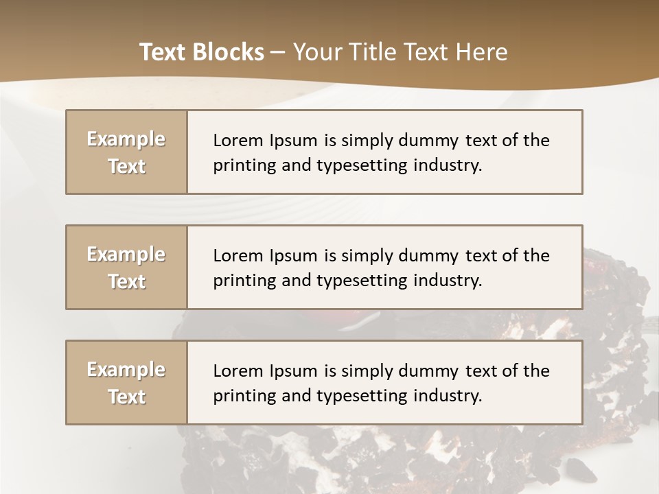 Baked Fruit Gourmet PowerPoint Template