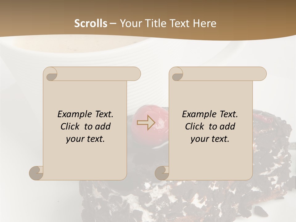 Baked Fruit Gourmet PowerPoint Template
