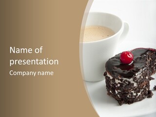 Napkin Sweet Tart PowerPoint Template