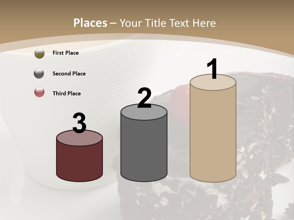 Napkin Sweet Tart PowerPoint Template