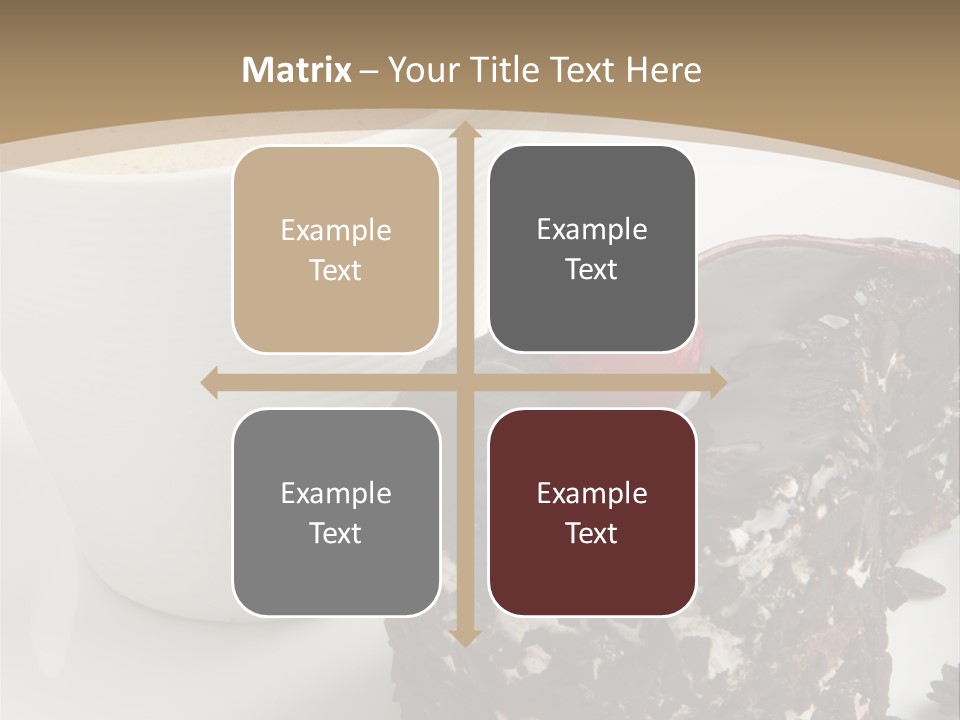 Napkin Sweet Tart PowerPoint Template