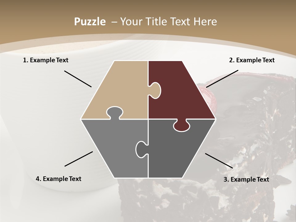 Napkin Sweet Tart PowerPoint Template