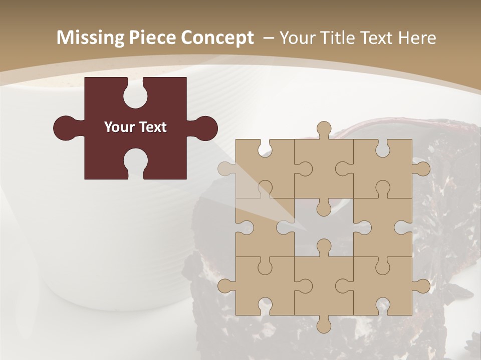 Napkin Sweet Tart PowerPoint Template