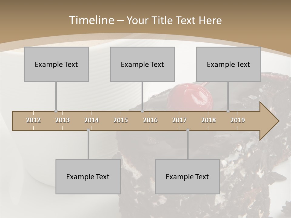 Napkin Sweet Tart PowerPoint Template