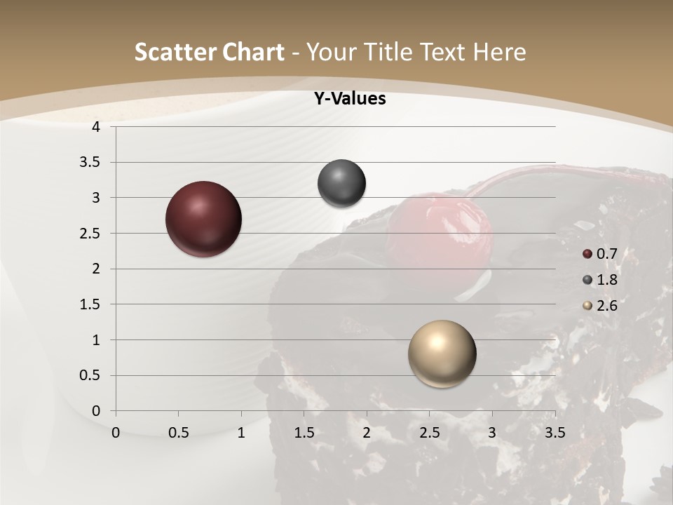 Napkin Sweet Tart PowerPoint Template