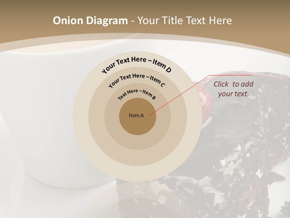 Napkin Sweet Tart PowerPoint Template