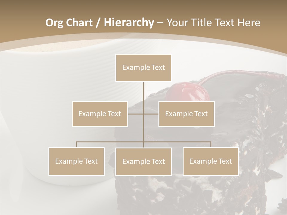 Napkin Sweet Tart PowerPoint Template