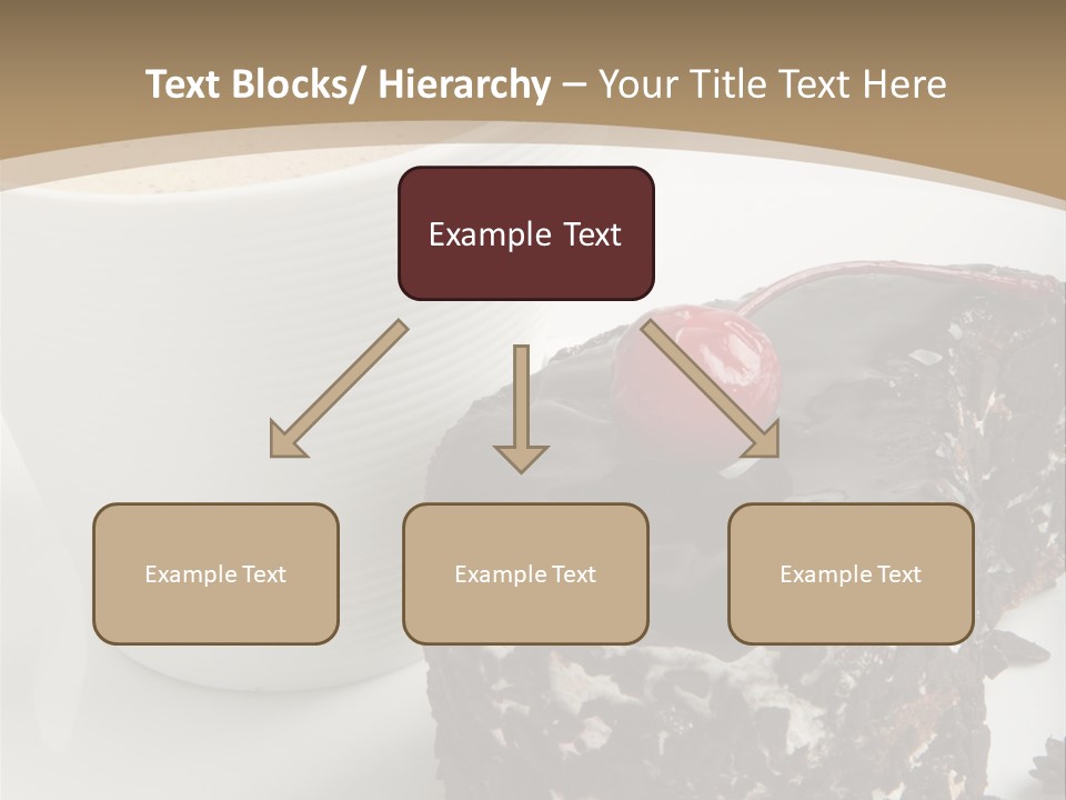 Napkin Sweet Tart PowerPoint Template