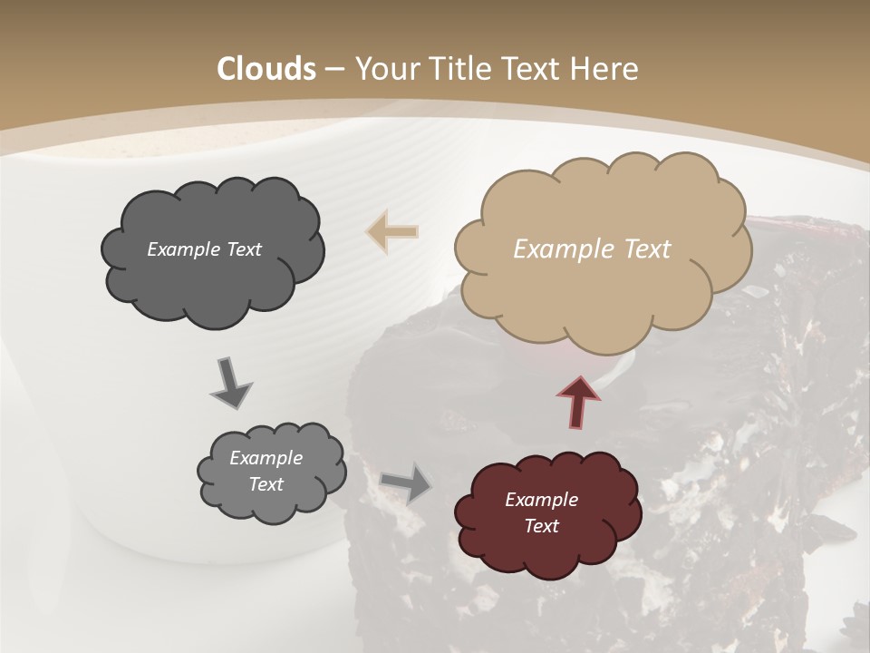 Napkin Sweet Tart PowerPoint Template