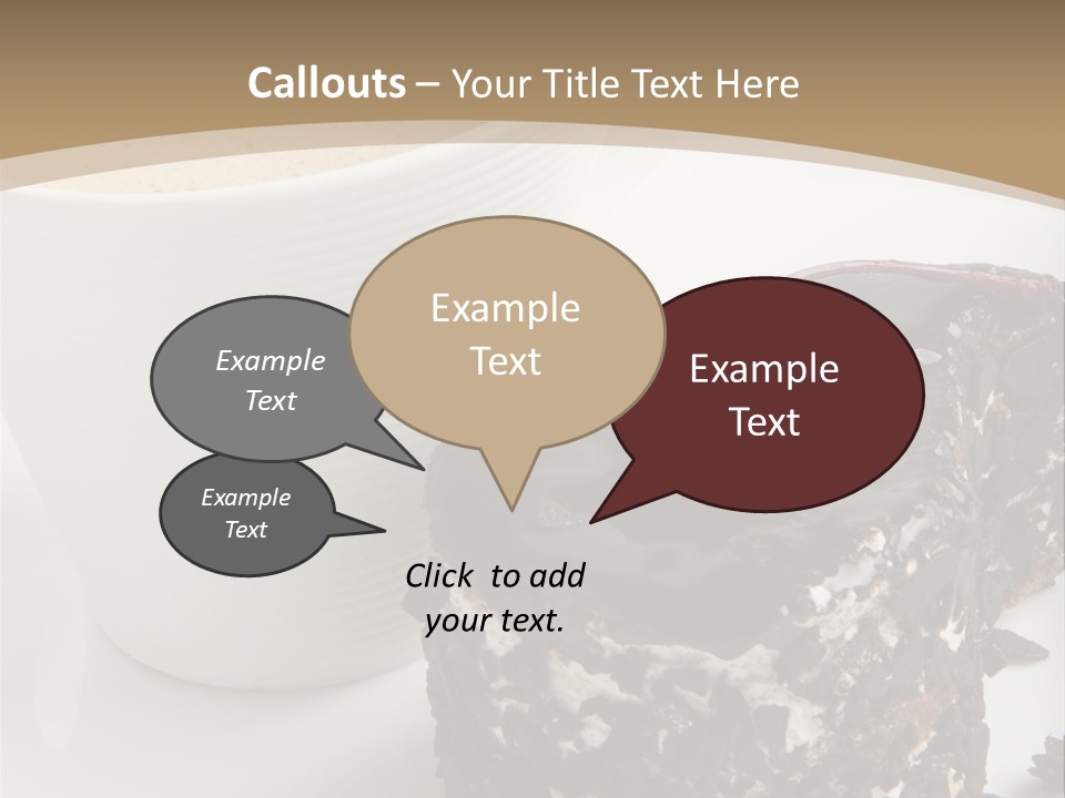 Napkin Sweet Tart PowerPoint Template