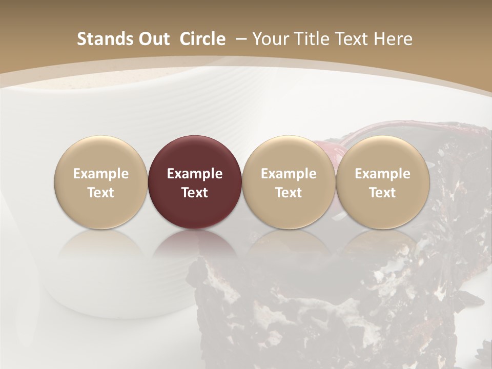 Napkin Sweet Tart PowerPoint Template