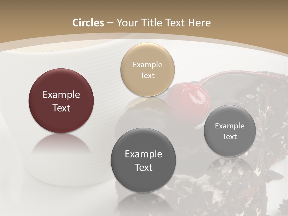 Napkin Sweet Tart PowerPoint Template