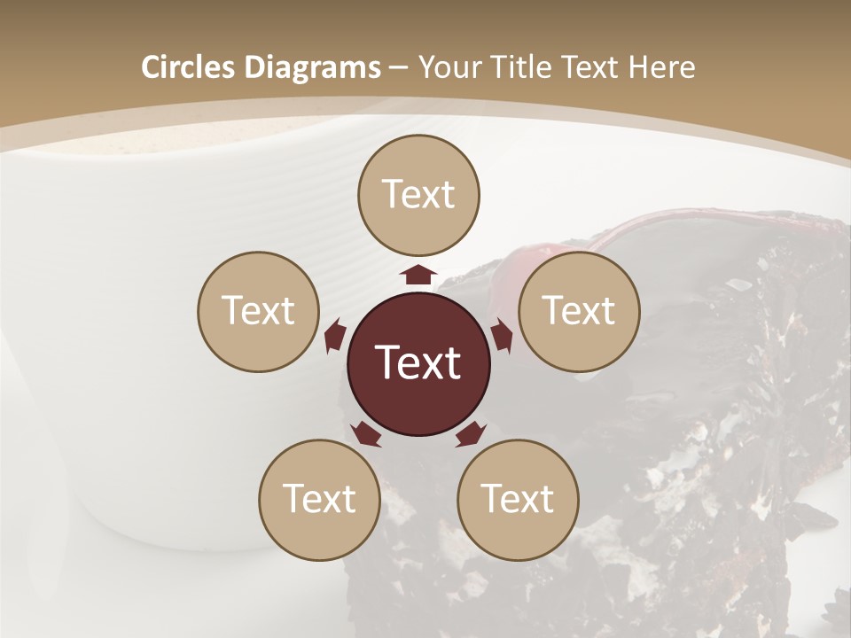 Napkin Sweet Tart PowerPoint Template