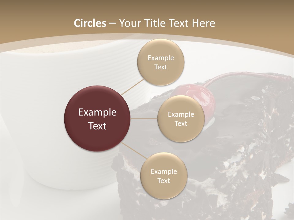 Napkin Sweet Tart PowerPoint Template