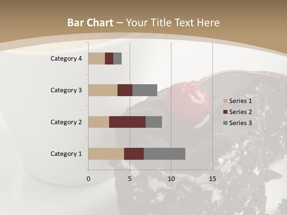 Napkin Sweet Tart PowerPoint Template