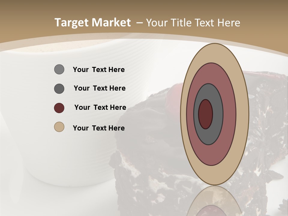 Napkin Sweet Tart PowerPoint Template