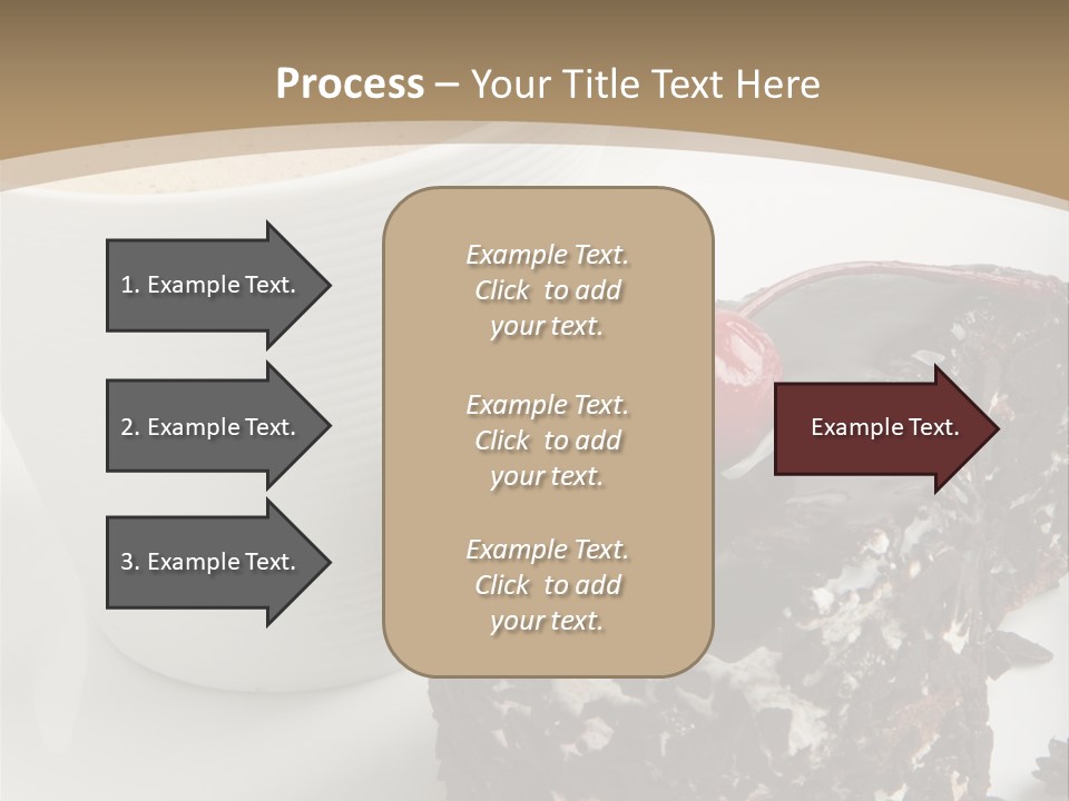 Napkin Sweet Tart PowerPoint Template