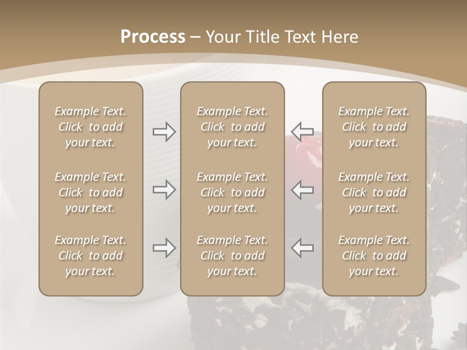 Napkin Sweet Tart PowerPoint Template