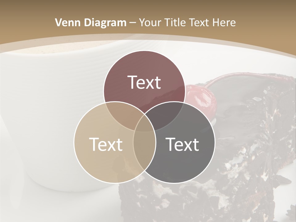 Napkin Sweet Tart PowerPoint Template