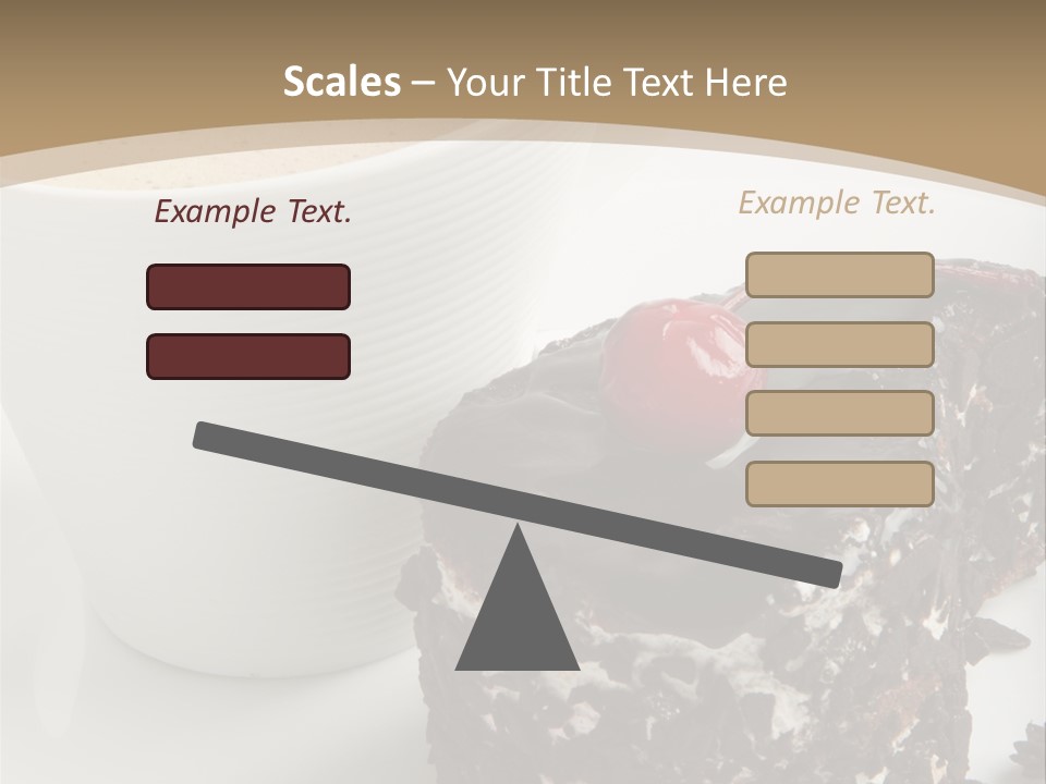 Napkin Sweet Tart PowerPoint Template