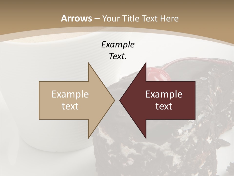 Napkin Sweet Tart PowerPoint Template