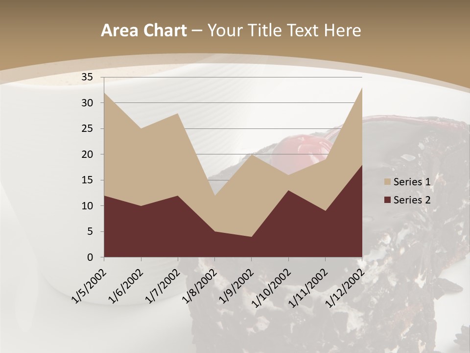 Napkin Sweet Tart PowerPoint Template