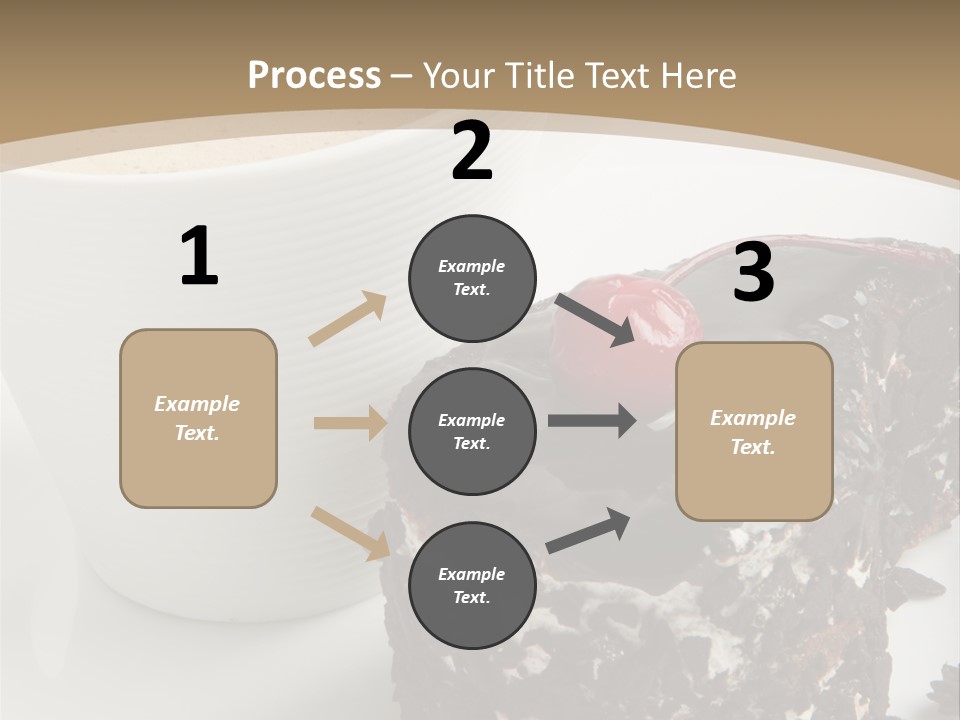 Napkin Sweet Tart PowerPoint Template