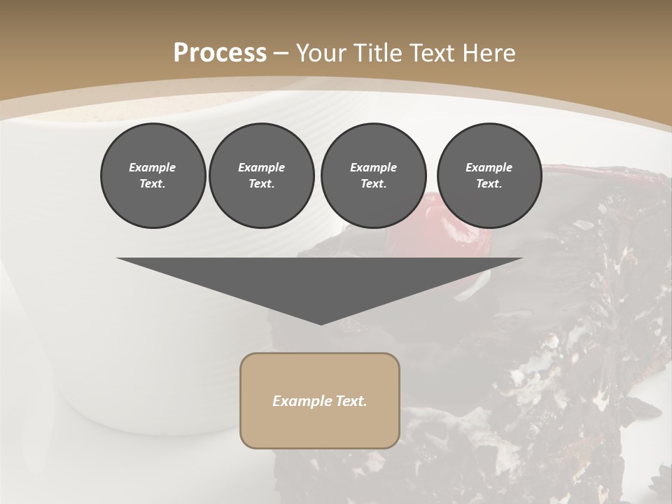 Napkin Sweet Tart PowerPoint Template