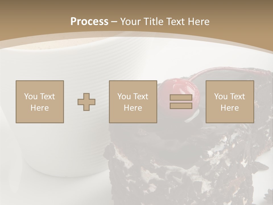 Napkin Sweet Tart PowerPoint Template