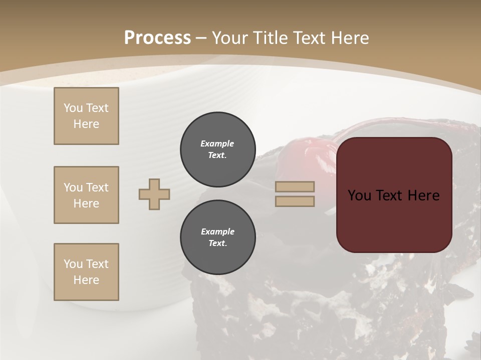Napkin Sweet Tart PowerPoint Template