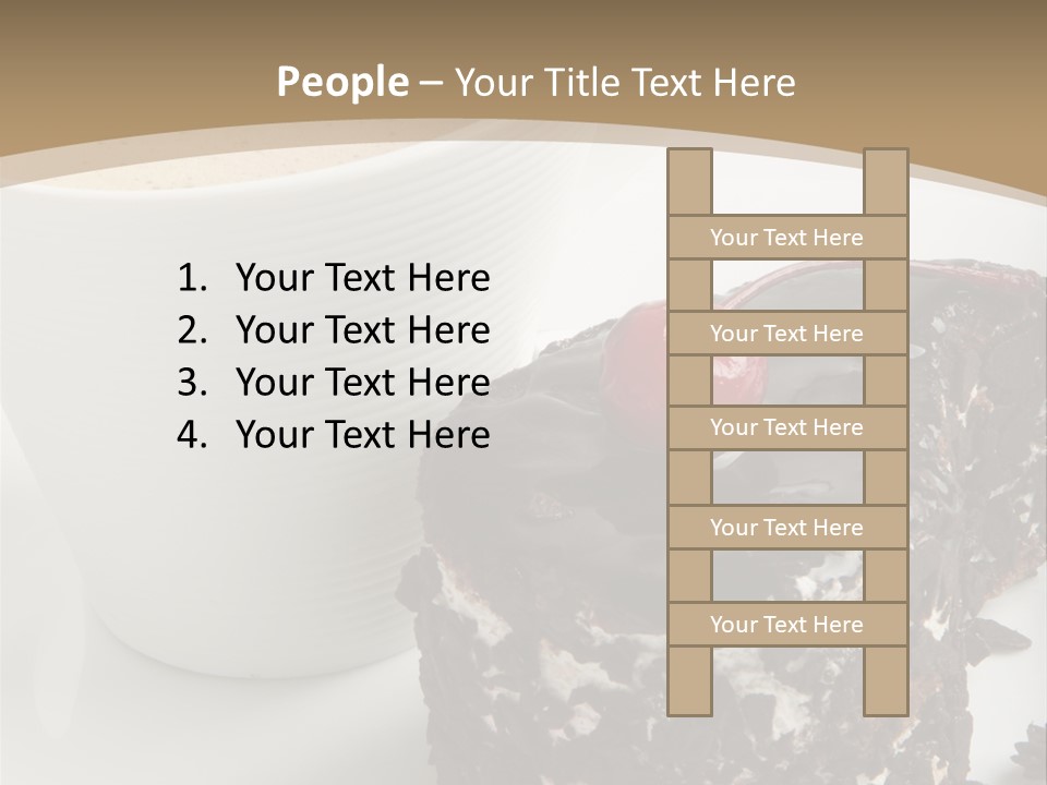 Napkin Sweet Tart PowerPoint Template