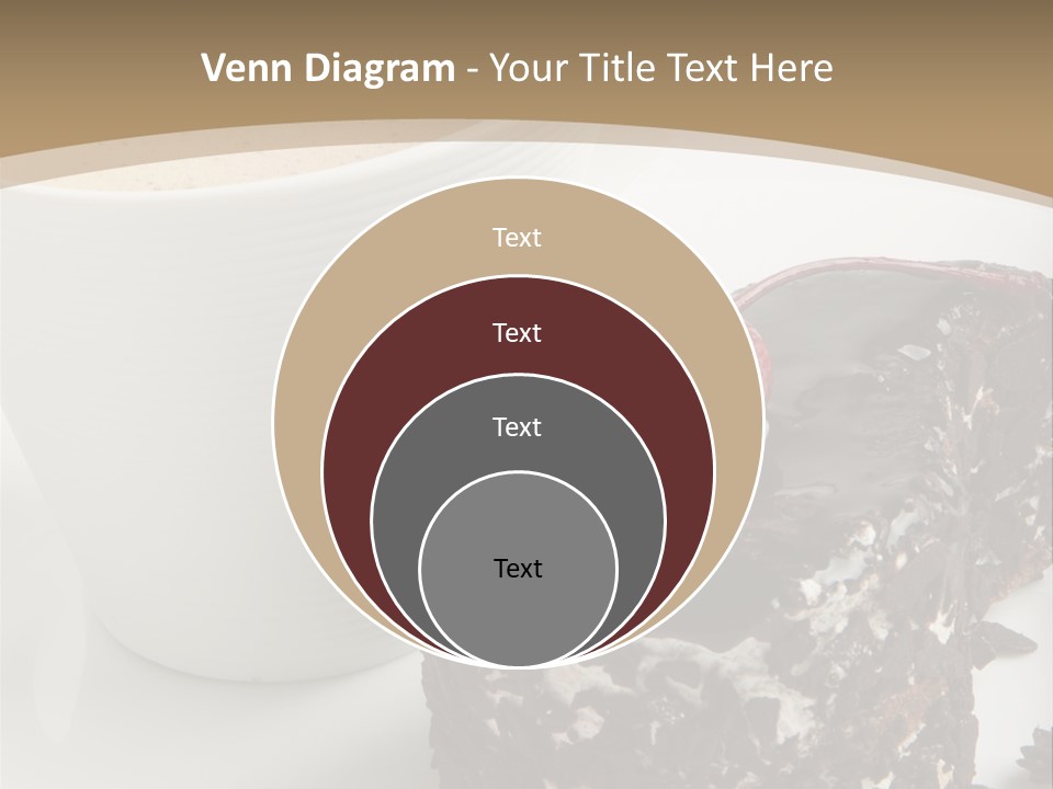 Napkin Sweet Tart PowerPoint Template