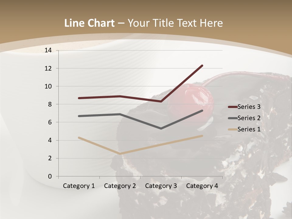 Napkin Sweet Tart PowerPoint Template