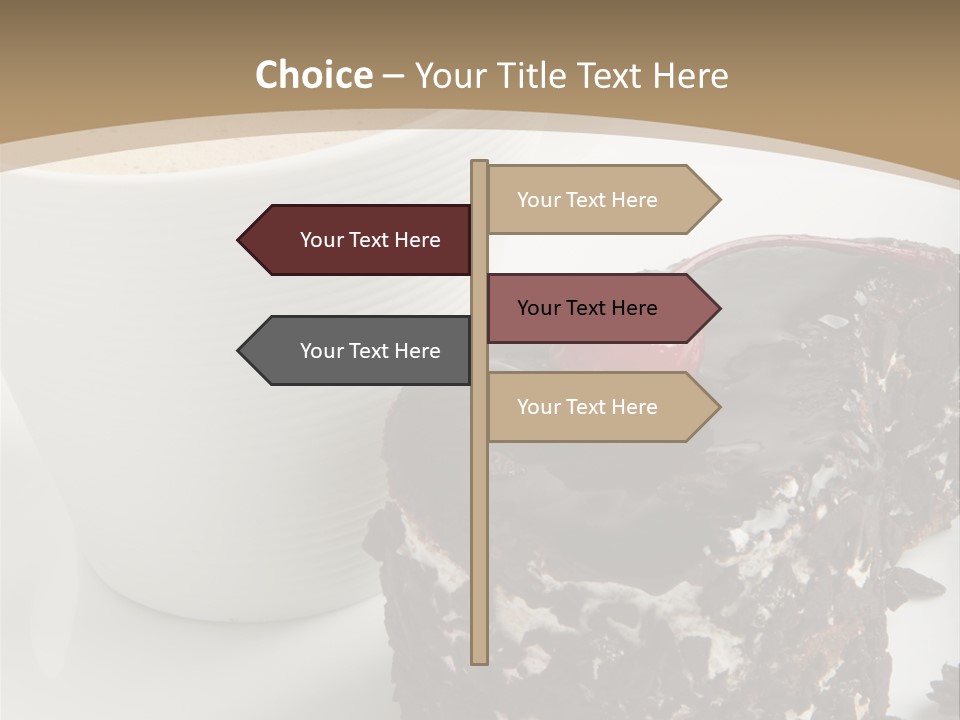 Napkin Sweet Tart PowerPoint Template