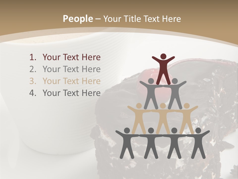 Napkin Sweet Tart PowerPoint Template