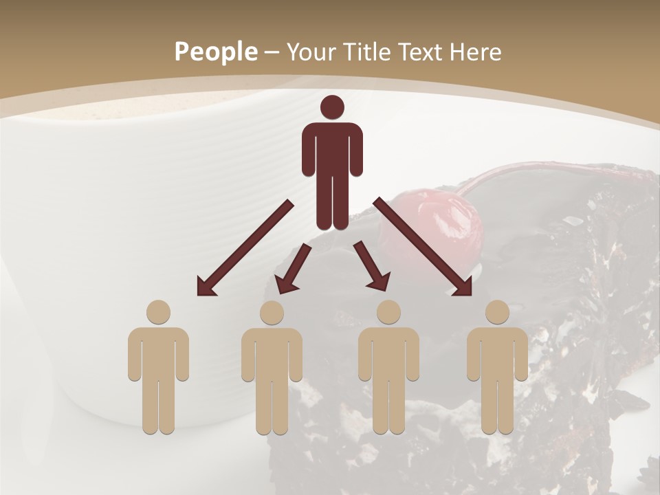 Napkin Sweet Tart PowerPoint Template